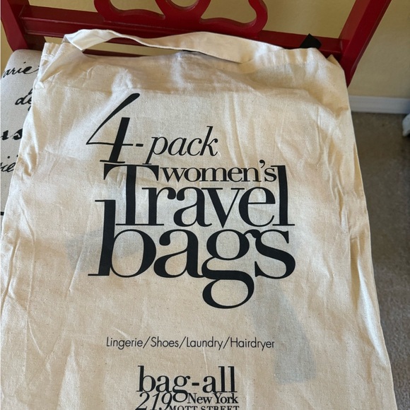 Bag-All.com Women's 4 Piece Travel Organizer Set NEW NWT - Picture 2 of 7